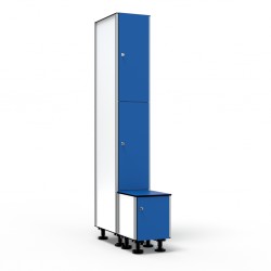 Phenolic Bench Locker, 2 Doors 1 Module