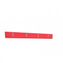 Wall coat rack 1m - Red