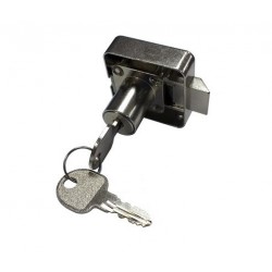 Key lock with removable interchangeable cylinder